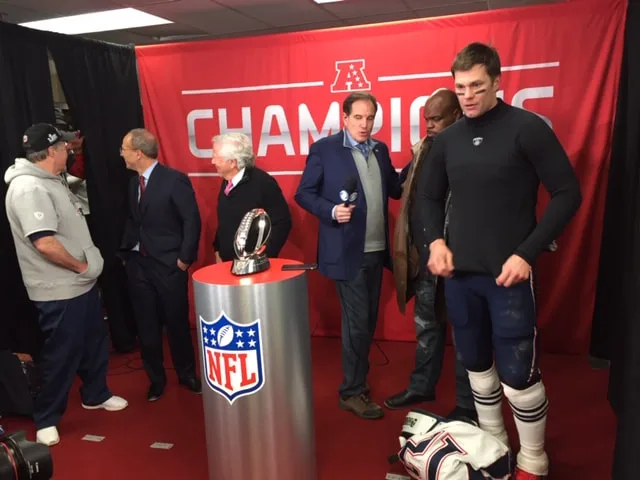 AFC Championship Trophy Presentation, CBS Sports